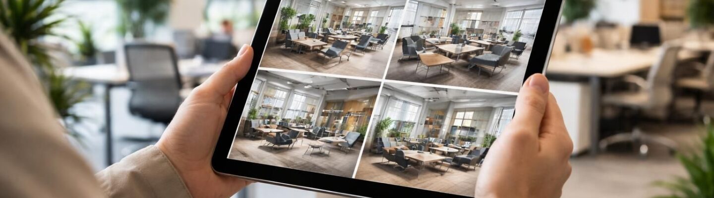 découvrez comment présenter des scénarios d'aménagement de bureaux directement sur ipad lors de vos visites pour offrir une expérience interactive et personnalisée à vos clients.