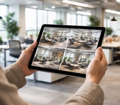 découvrez comment présenter des scénarios d'aménagement de bureaux directement sur ipad lors de vos visites pour offrir une expérience interactive et personnalisée à vos clients.