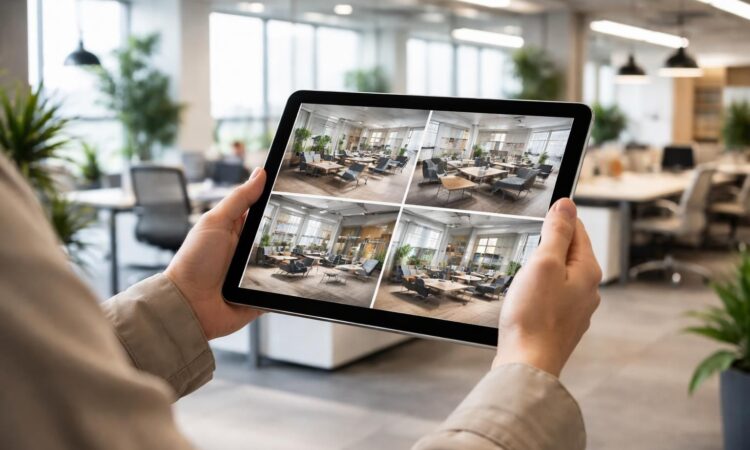 découvrez comment présenter des scénarios d'aménagement de bureaux directement sur ipad lors de vos visites pour offrir une expérience interactive et personnalisée à vos clients.