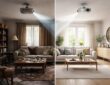 découvrez la transformation spectaculaire de votre intérieur grâce au home staging avant/après ultra net avec le vidéoprojecteur epson. optimisez votre présentation immobilière en mettant en valeur chaque détail.