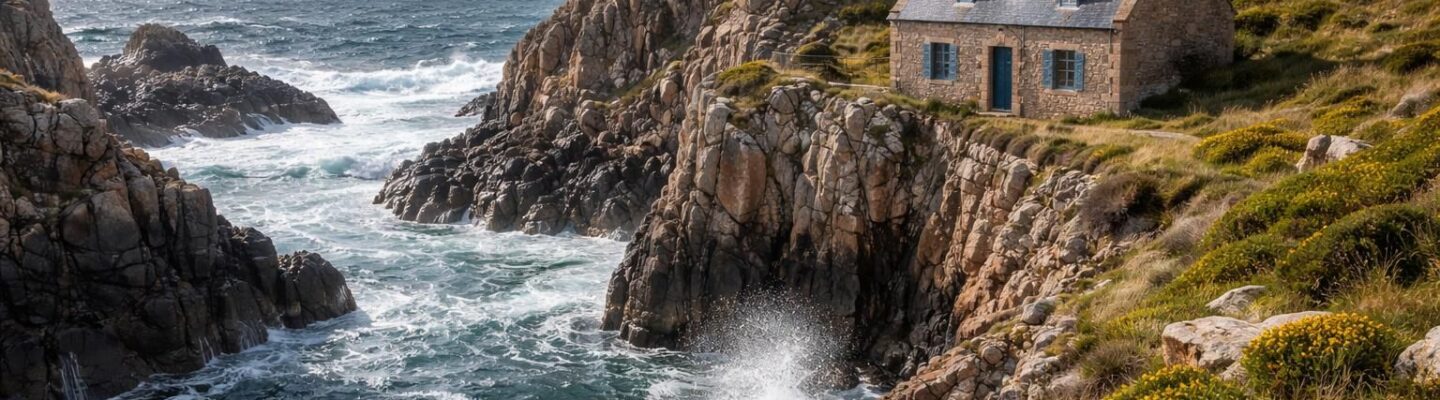 découvrez l'architecture unique de la maison du gouffre de plougrescant et son cadre naturel exceptionnel, alliant histoire, paysage maritime et beauté authentique.