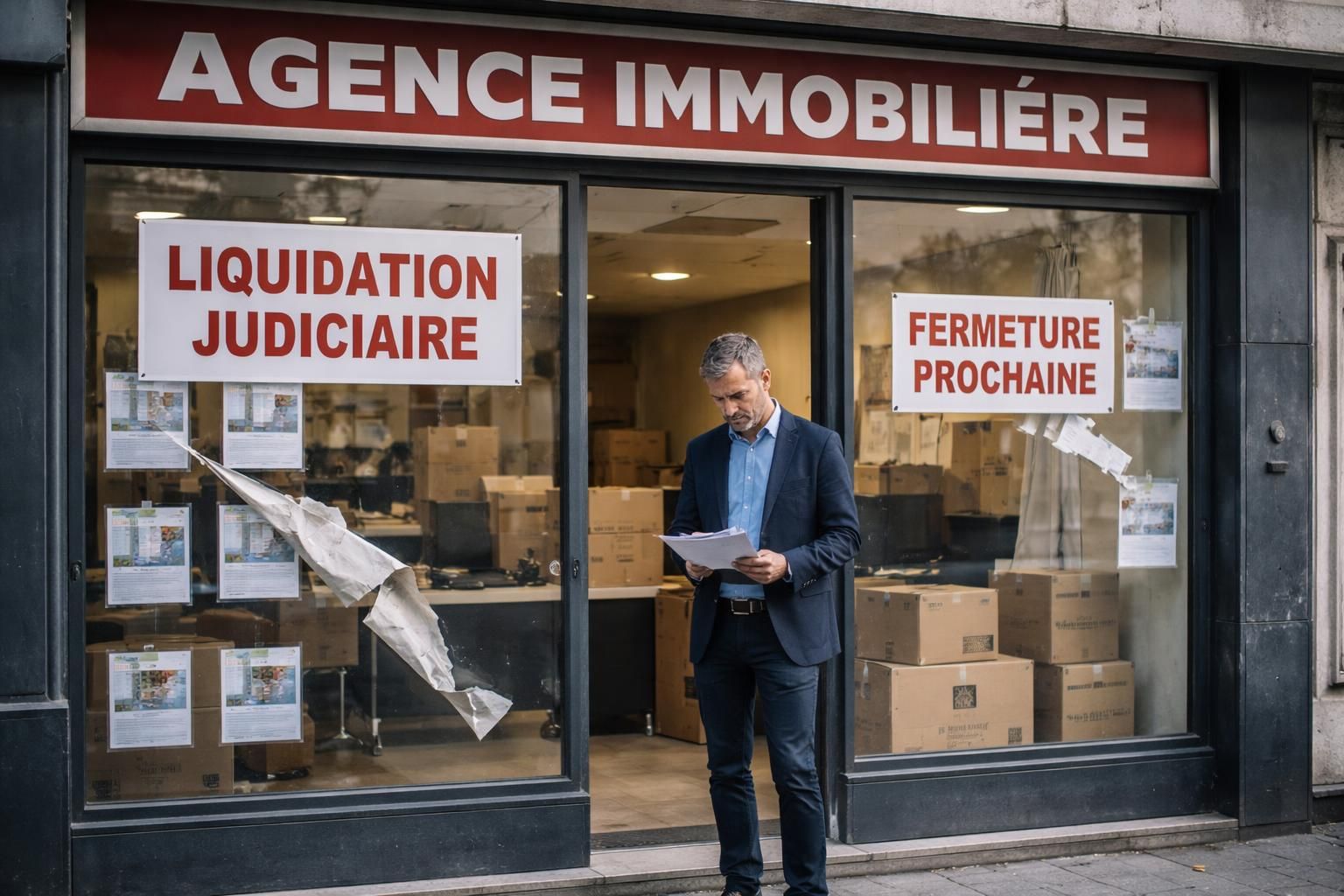 découvrez les options et démarches à suivre lorsqu'une agence immobilière fait face à une liquidation judiciaire, pour mieux comprendre vos droits et solutions.