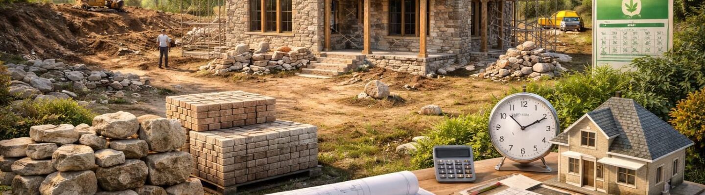 découvrez les 7 facteurs essentiels qui déterminent le coût de la construction d'une maison neuve en pierre et apprenez à mieux planifier votre projet immobilier.