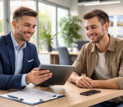 accélérez la collecte des dossiers locataires en agence grâce à l'utilisation de tablettes tactiles pour une gestion rapide et efficace.