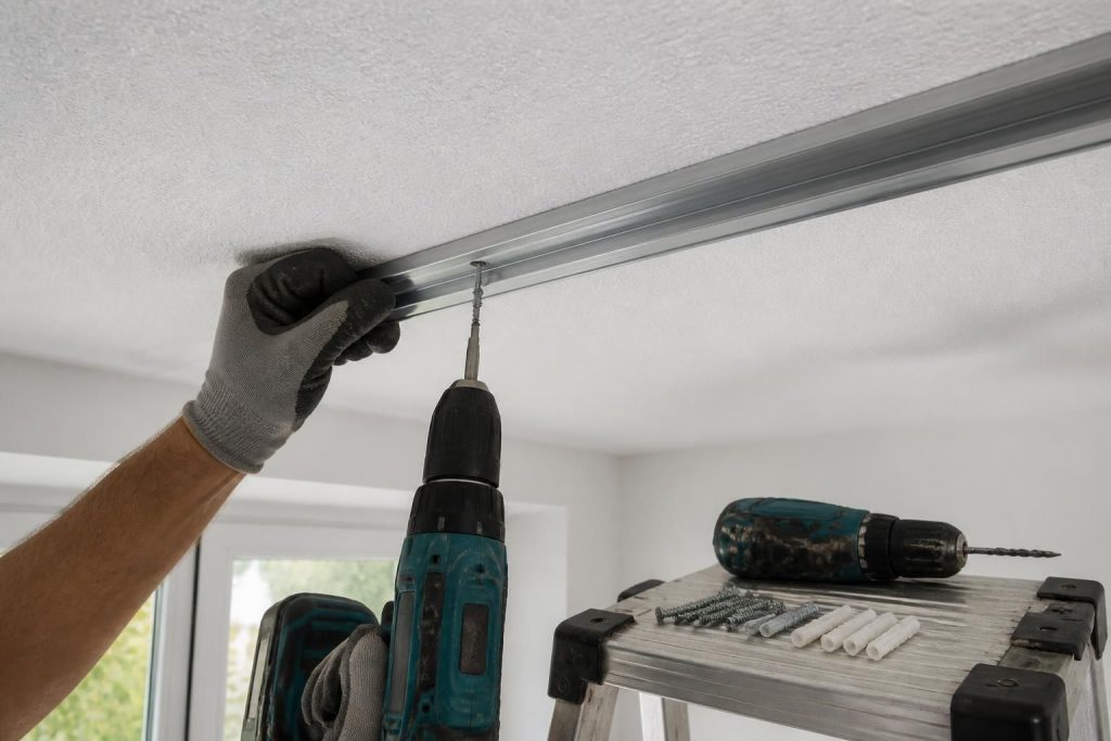 découvrez nos astuces pratiques pour fixer facilement un rail sur un plafond en polystyrène et réussir vos travaux d'installation en toute sécurité.