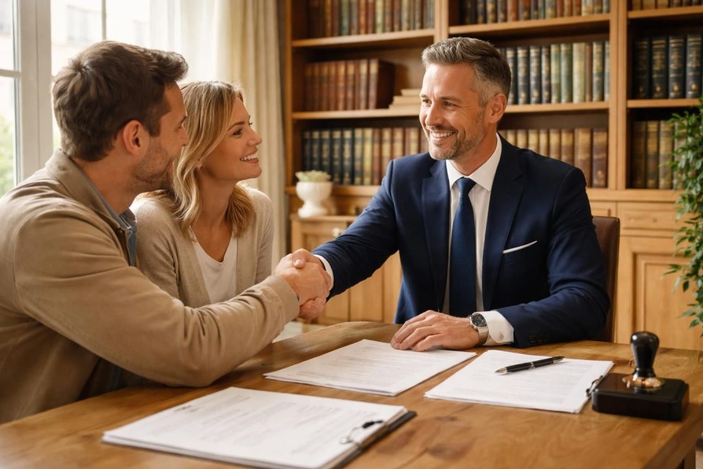 découvrez comment exprimer votre gratitude envers un notaire après la signature d'un acte officiel de vente grâce à des conseils simples et appropriés.